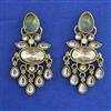 Indo Western Classic Earring with Mehndi Plating