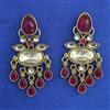 Indo Western Classic Earring with Mehndi Plating