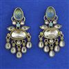 Indo Western Classic Earring with Mehndi Plating