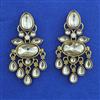 Indo Western Classic Earring with Mehndi Plating