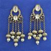 Indo Western Pearl Earring with Mehndi Plating