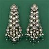 Indo Western Meenakari Earring with Mehndi Plating