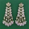 Indo Western Meenakari Earring with Mehndi Plating