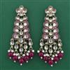 Indo Western Meenakari Earring with Mehndi Plating