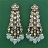 Indo Western Meenakari Earring with Mehndi Plating