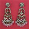 Indo Western Chand Earring with Mehndi Plating