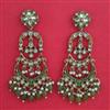 Indo Western Chand Earring with Mehndi Plating