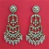 Indo Western Chand Earring with Mehndi Plating
