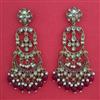 Indo Western Chand Earring with Mehndi Plating