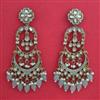Indo Western Chand Earring with Mehndi Plating