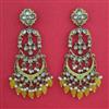 Indo Western Chand Earring with Mehndi Plating
