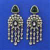 Indo Western Long Earring with Mehndi Plating