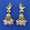 Indo Western Jhumki with Mehndi Plating