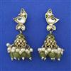 Indo Western Jhumki with Mehndi Plating