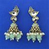 Indo Western Jhumki with Mehndi Plating
