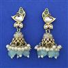 Indo Western Jhumki with Mehndi Plating