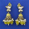 Indo Western Jhumki with Mehndi Plating