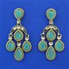 Indo Western Classic Earring with Mehndi Plating