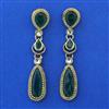 Indo Western Classic Earring with Mehndi Plating