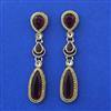Indo Western Classic Earring with Mehndi Plating