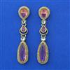 Indo Western Classic Earring with Mehndi Plating