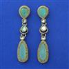 Indo Western Classic Earring with Mehndi Plating