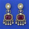 Indo Western Classic Earring with Mehndi Plating