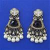 Indo Western Meenakari Earring with Mehndi Plating