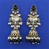 Indo Western Jhumki with Mehndi Plating