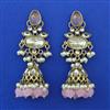 Indo Western Jhumki with Mehndi Plating