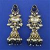 Indo Western Jhumki with Mehndi Plating