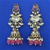 Indo Western Jhumki with Mehndi Plating
