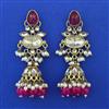 Indo Western Jhumki with Mehndi Plating