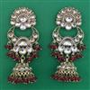 Indo Western Jhumki with Mehndi Plating