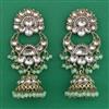 Indo Western Jhumki with Mehndi Plating