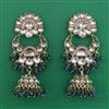 Indo Western Jhumki with Mehndi Plating
