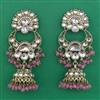 Indo Western Jhumki with Mehndi Plating