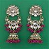Indo Western Jhumki with Mehndi Plating