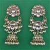 Indo Western Jhumki with Mehndi Plating