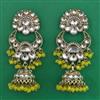 Indo Western Jhumki with Mehndi Plating
