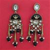 Indo Western Long Earring with Mehndi Plating