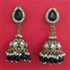Indo Western Jhumki with Mehndi Plating