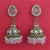 Indo Western Jhumki with Mehndi Plating