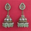Indo Western Jhumki with Mehndi Plating