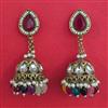Indo Western Jhumki with Mehndi Plating