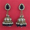 Indo Western Jhumki with Mehndi Plating