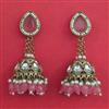 Indo Western Jhumki with Mehndi Plating