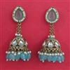 Indo Western Jhumki with Mehndi Plating