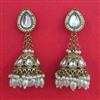 Indo Western Jhumki with Mehndi Plating