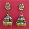 Indo Western Jhumki with Mehndi Plating